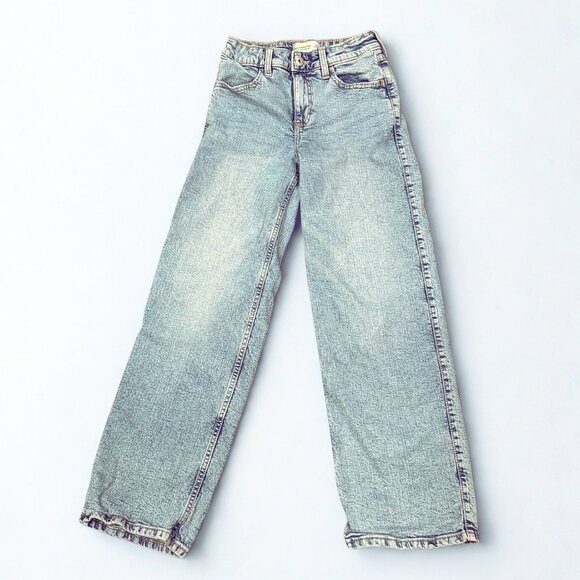 abercrombie kids Other - Abercrombie Kids High Rise Wide Leg Jeans Size 13/14 Blue